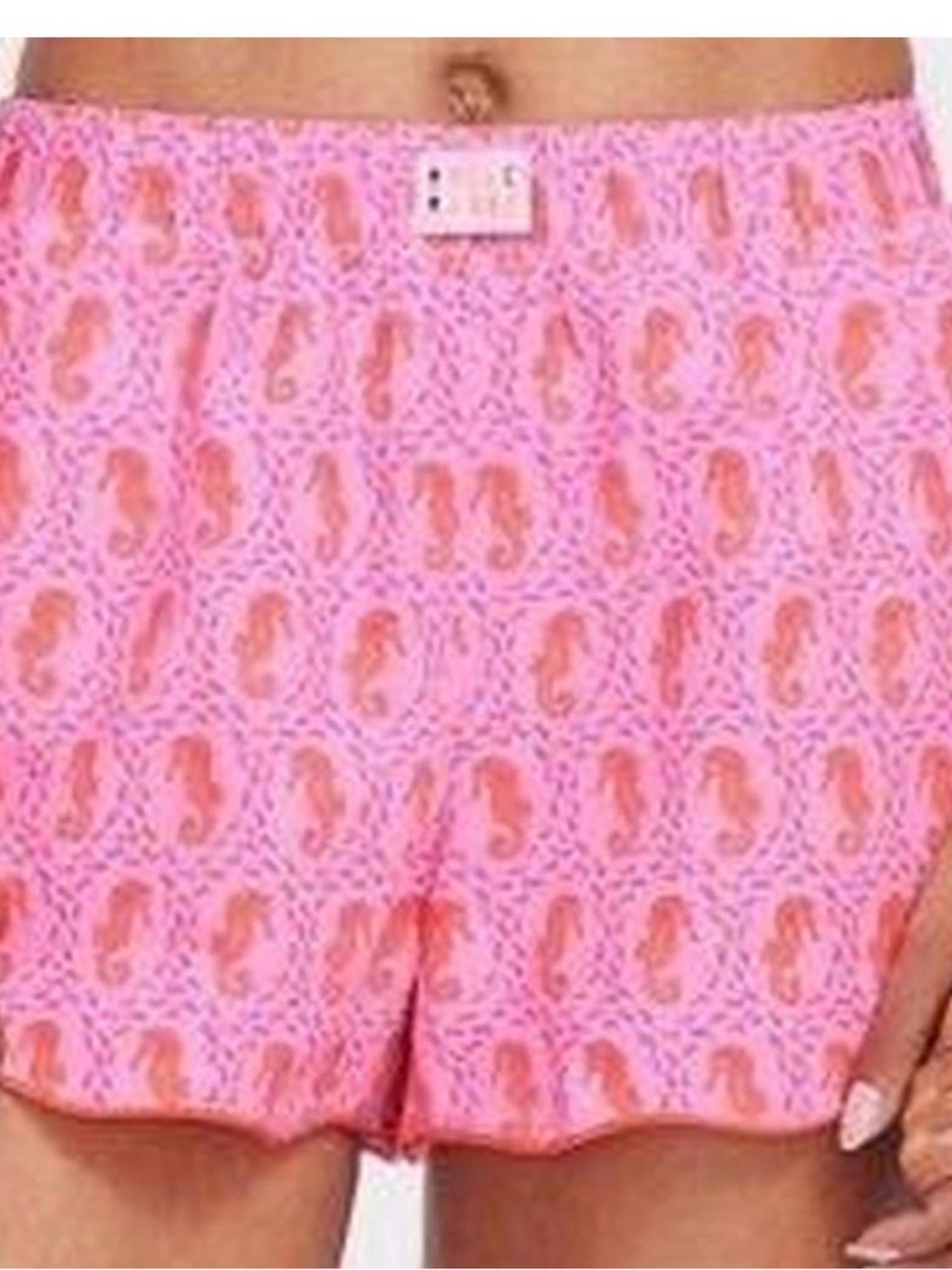 Roller Rabbit/Target Pink and Coral Seahorse Women's Boxers - NWT